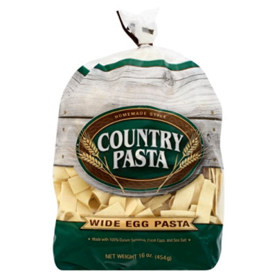 Country Pasta Egg Pasta Homemade Style Wide - 16 Oz - Image 1