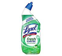 Lysol Toilet Bowl Cleaner Cling Gel Clean & Fresh Country Scent - 24 Fl. Oz.