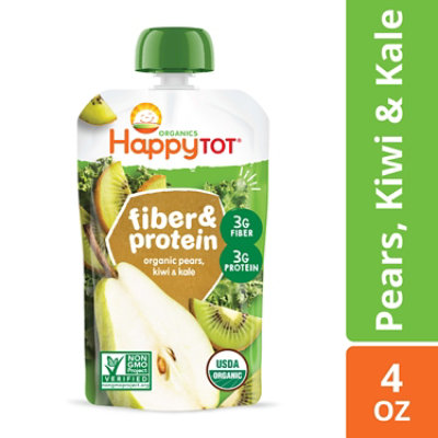 Happy Tot Organics Stage 4 Organic Pears Kiwi & Kale Pouch - 4 Oz - Image 1