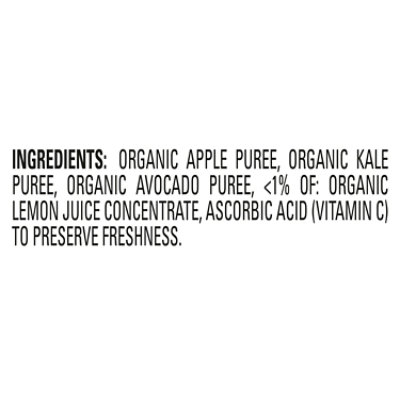 Happy Baby Organics Stage 2 Apples Kale & Avocados Pouch - 4 Oz - Image 4