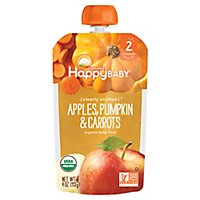 Happy Baby Organics Apples Pumpkin & Carrots - 4 Oz - Image 2