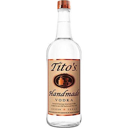 Tito's Handmade Vodka - 1 Liter - Image 1