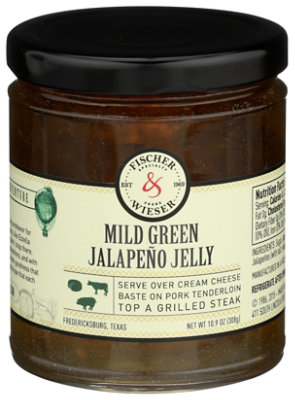 Fischer & Wieser Jelly Mild Green Jalapeno - 10.9 Oz - Image 1