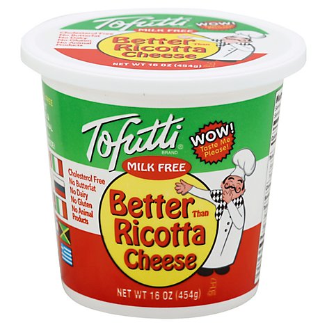 Tofutti Milk Free Better Than Ricotta Cheese - 16 Oz