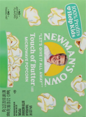 Newmans Own Microwave Popcorn Light Butter Flavor - 3-3.5 Oz - Image 6