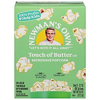 Newmans Own Microwave Popcorn Light Butter Flavor - 3-3.5 Oz - Image 2