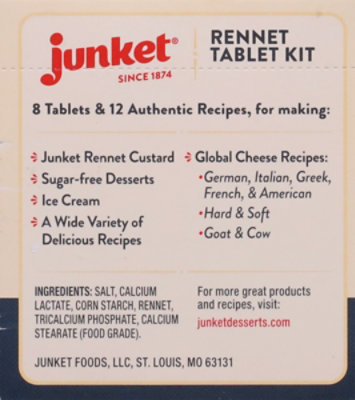 Junket Rennet Tablets 8 Count - 0.23 Oz - Image 5