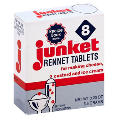 Junket Rennet Tablets 8 Count - 0.23 Oz - Image 1