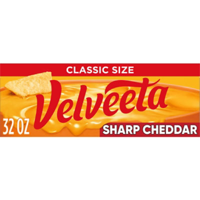 Velveeta Sharp Cheddar Pasteurized Recipe Cheese Product - 32 Oz - Image 1