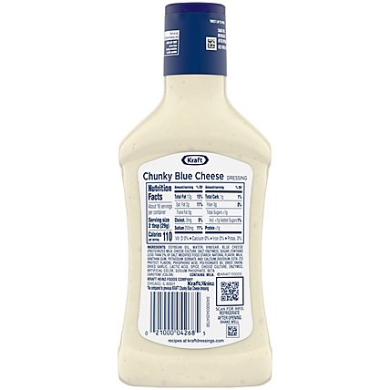 Kraft Chunky Blue Cheese Salad Dressing Bottle - 16 Fl. Oz. - Image 5