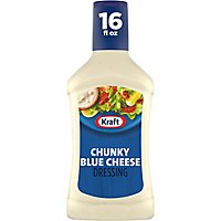 Kraft Chunky Blue Cheese Salad Dressing Bottle - 16 Fl. Oz. - Image 3