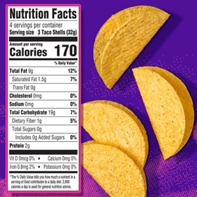 Taco Bell Crunchy Taco Shells Box - 12 Count - Image 7