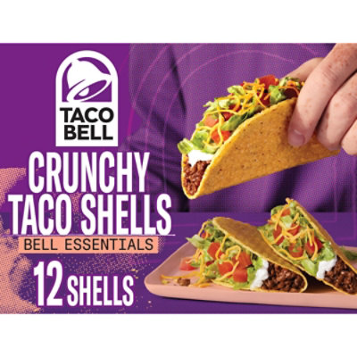 Taco Bell Crunchy Taco Shells Box - 12 Count - Image 1