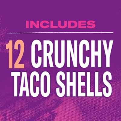 Taco Bell Crunchy Taco Shells Box - 12 Count - Image 2