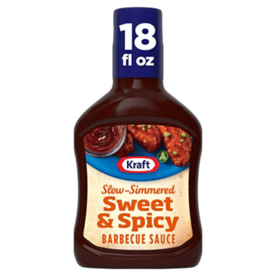 Kraft Sweet & Spicy Slow-Simmered Barbecue Sauce - 18 Oz