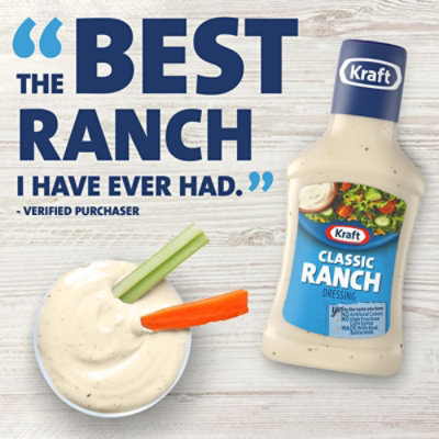 Kraft Classic Ranch Salad Dressing Bottle - 8 Fl. Oz. - Image 3