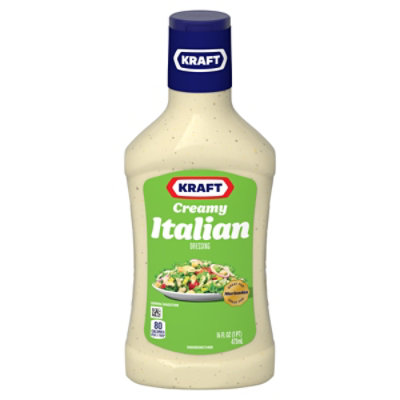 Kraft Creamy Italian Salad Dressing Bottle - 16 Fl. Oz. - Image 1