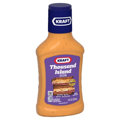 Kraft Thousand Island Salad Dressing Bottle - 8 Fl. Oz. - Image 4