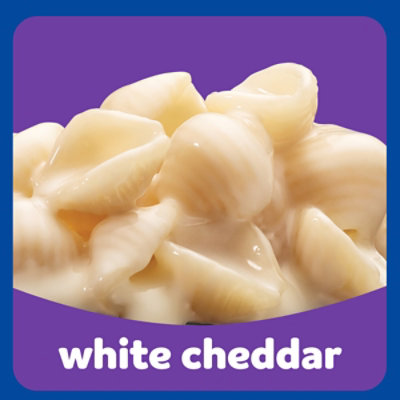 Kraft White Cheddar Mac & Cheese Macaroni and Cheese Dinner Pasta Shells - 7.3 Oz - Image 4