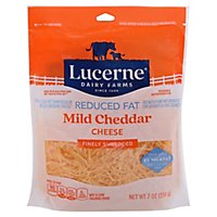 Lucerne Cheese Finely Shredded Cheddar Mild 2% Reduced Fat - 7 Oz - Image 3