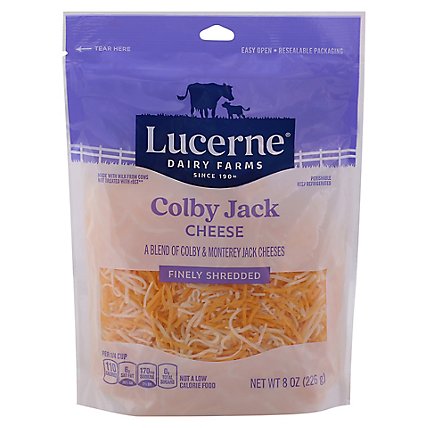 Lucerne Cheese Finely Shredded Colby Jack - 8 Oz - Image 3