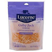 Lucerne Cheese Finely Shredded Colby Jack - 8 Oz - Image 1