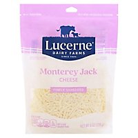 Lucerne Cheese Finely Shredded Monterey Jack - 8 Oz - Image 1