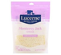 Lucerne Cheese Finely Shredded Monterey Jack - 8 Oz