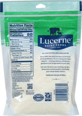 Lucerne Cheese Finely Shredded Low-Moisture Part-Skim Mozzarella - 8 Oz - Image 5