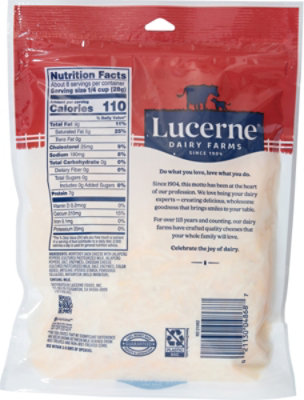 Lucerne Cheese Finely Shredded Mexican Style Nacho Blend with Jalapeno Peppers - 8 Oz - Image 5