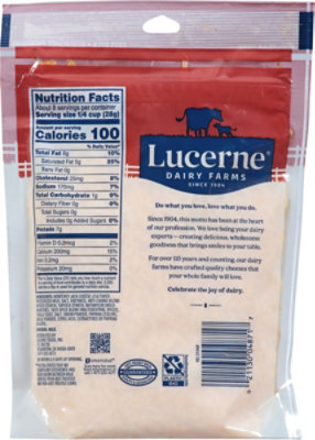 Lucerne Cheese Finely Shredded Mexican Style Taco Blend - 8 Oz - Image 5