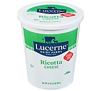 Lucerne Cheese Ricotta Whole Milk - 32 Oz