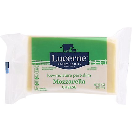 Lucerne Cheese Chunk Mozzarella - 16 Oz - Image 2