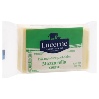 Lucerne Cheese Chunk Mozzarella - 16 Oz