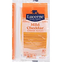 Lucerne Cheese Slices Mild Cheddar - 10 Count - Image 2