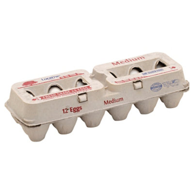 Lucerne Eggs Medium - 12 Count - Image 1