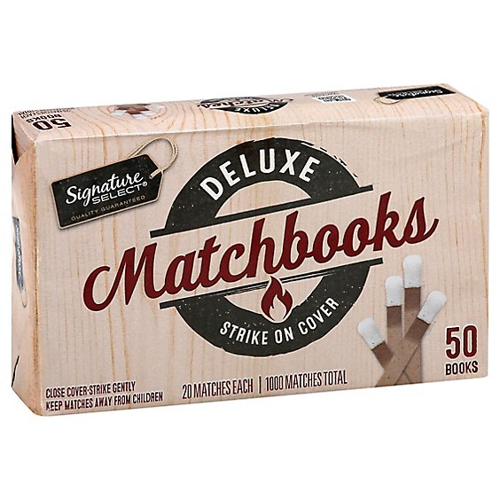 Signature SELECT Matchbooks Deluxe - 50 Count