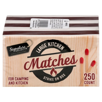 Signature Select Matches Kitchen Strike on Box Large - 250 Count - Image 3