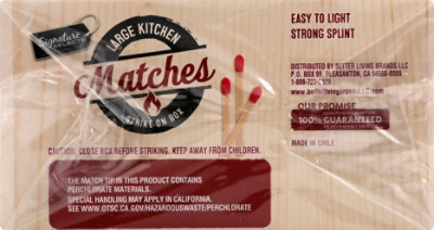 Signature Select Matches Kitchen Strike on Box Large - 250 Count - Image 4