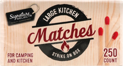 Signature Select Matches Kitchen Strike on Box Large - 250 Count - Image 2