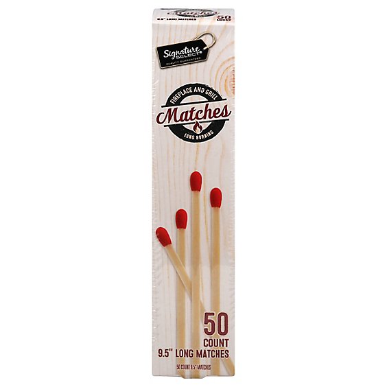 Signature SELECT Matches Fireplace and Grill - 50 Count