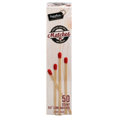 Signature SELECT Matches Fireplace and Grill 50 Count ACME Markets