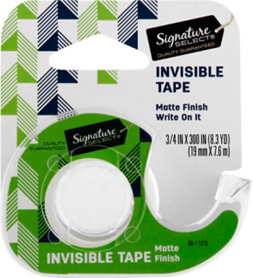Signature SELECT 0.75 Inch By 300 Inch Invisible Matte Finish Tape - Each - Image 2