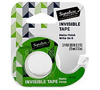 Signature SELECT Tape Invisible Matte Finish 0.75x300 Inch Pack - Each