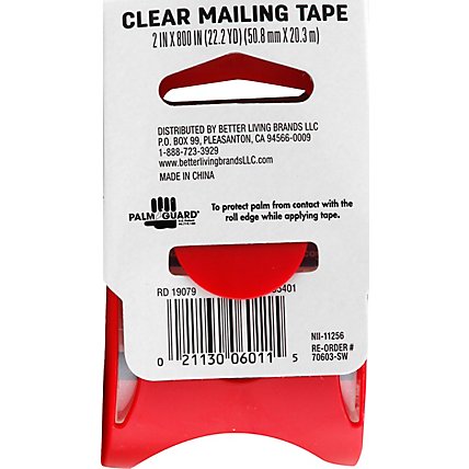 Signature SELECT Tape Mailing Clear 2 Inch x 800 Inch - Each - Image 3