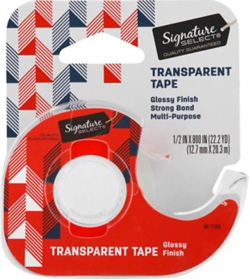 Signature SELECT 0.5 Inch By 800 Inch Transparent Glossy Finish Tape - Each - Image 2