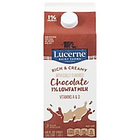 Lucerne Milk Chocolate Lowfat 1% - Half Gallon - Image 1