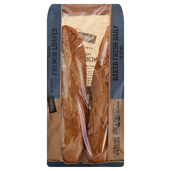 Signature SELECT Bread Mini French Loaves - 2-7 Oz