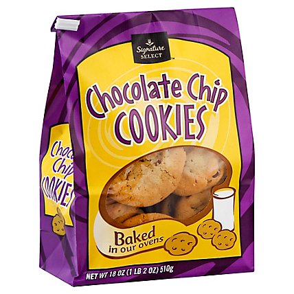Fresh Baked Signature SELECT Chocolate Chip Cookies - 18 Count - Image 1