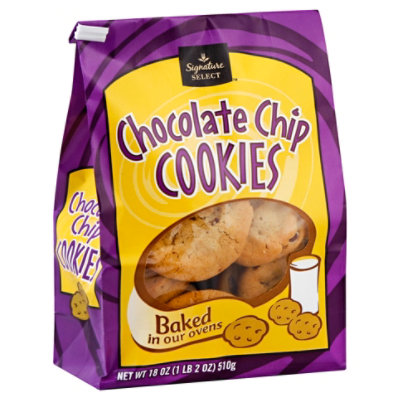 Fresh Baked Signature SELECT Chocolate Chip Cookies - 18 Count